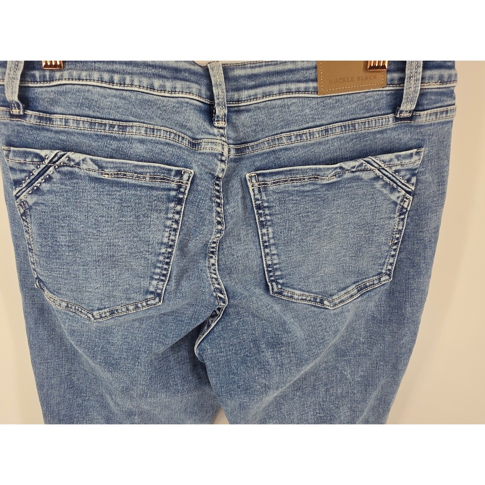 Buckle Black Fit No. 53 Classic Skinny Jeans Blue Medium Wash 31x30 BBW17001S - Picture 9 of 9
